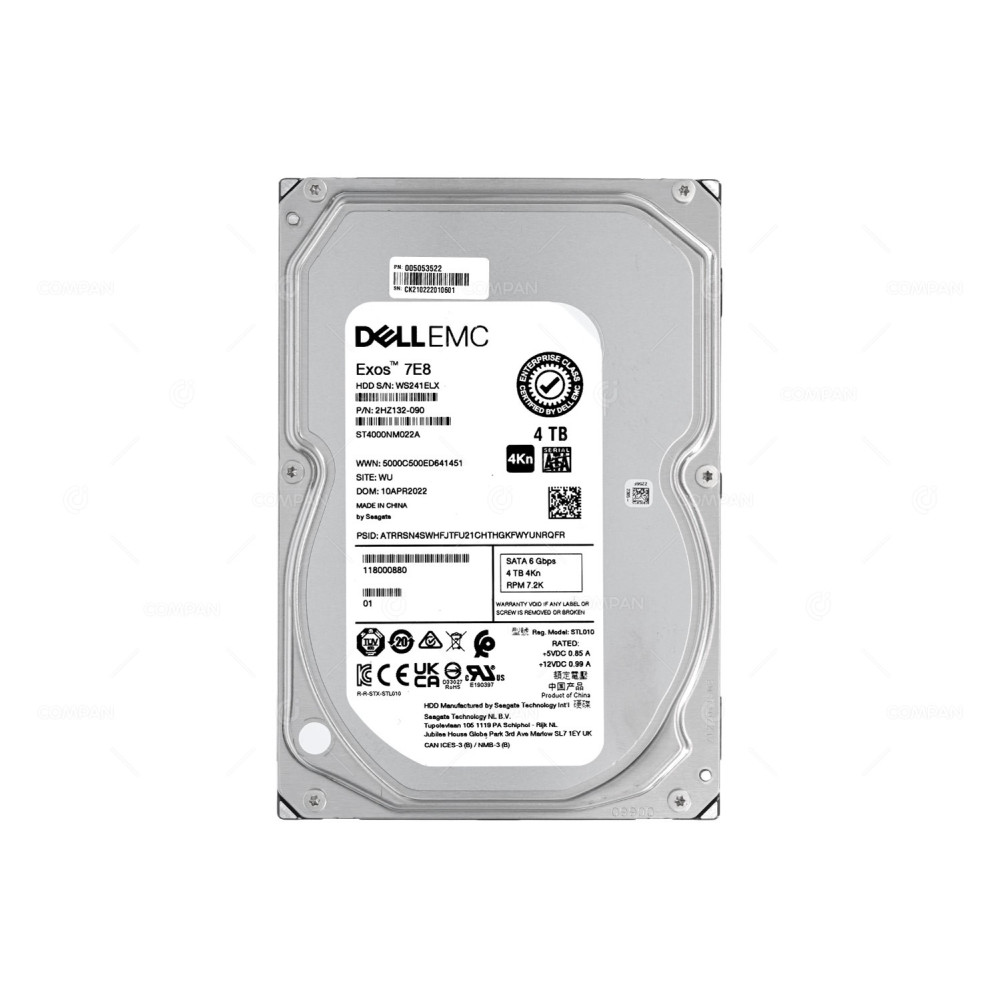 005053522 EMC HDD 4TB SATA 3.5" LFF FOR ISILON H500